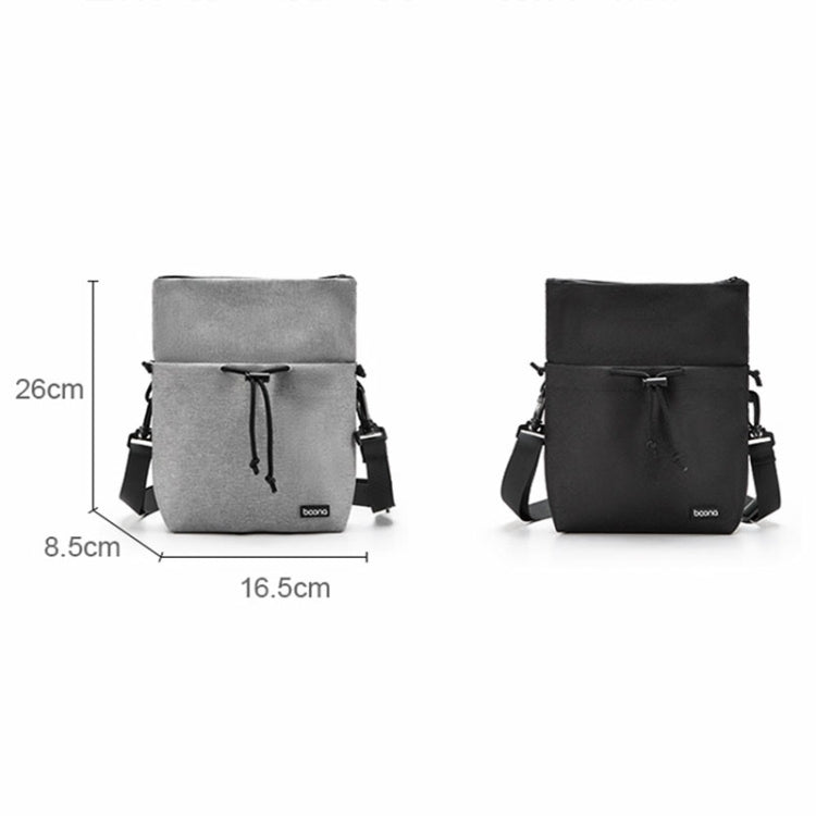 Baona BN-H022 SLR / Micro-Single Camera Bag Lightweight Single-Shoulder Camera Bag(Gray) - Strap Satchel by Baona | Online Shopping South Africa | PMC TechLife | Buy Now Pay Later Mobicred