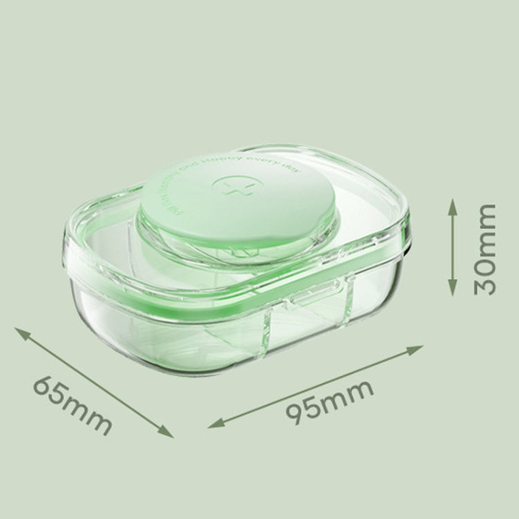Portable Compartment Sealed Medicine Organizer Large Capacity Pill Dispenser(Transparent Blue) - free shipping - PMC TechLife - Order now!