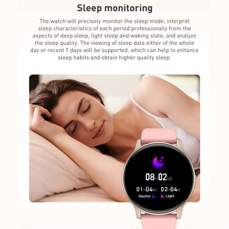 Bluetooth Talk Smartwatch Multi-Function Monitor Heart Rate / Blood Pressure / Blood Oxygen / Sleep(Pink) - Smart Watches by PMC TechLife | Online Shopping South Africa | PMC TechLife | Buy Now Pay Later Mobicred