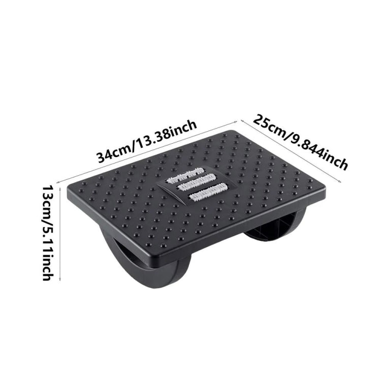 Office Footrest Footstool Under Desk Step Stool(Black) - free shipping - PMC TechLife - Order now!