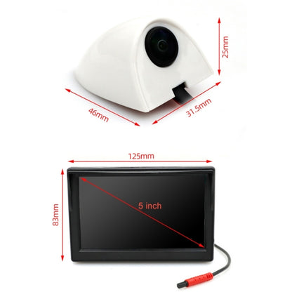 5 Inch AHD Video Monitor Car Reversing High-Definition Camera, Specification: No Video Recording + Side Mounting - Rear View Cameras by PMC Jewellery | Online Shopping South Africa | PMC Jewellery | Buy Now Pay Later Mobicred