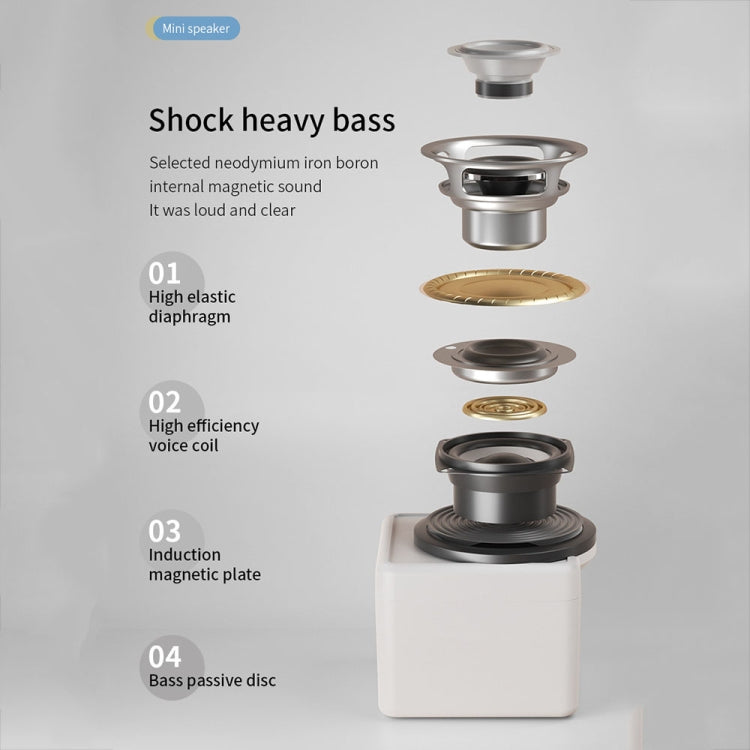 K1 Mini Desktop Computer Wired Speakers USB Subwoofer Speaker, Color: Light Edition Black -  by PMC TechLife | Online Shopping South Africa | PMC TechLife | Buy Now Pay Later Mobicred