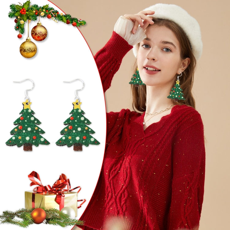Christmas Element Cartoon Decoration Earrings Shiny Earrings, Spec: Bell - free shipping - PMc TechLife - Order now!