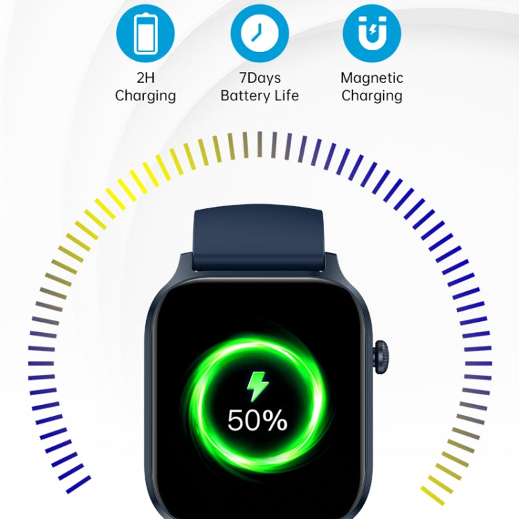 Bluetooth Talk HD Large Screen Heart Rate Oxygen Monitoring Multi-Sport Mode Smart Watch(Pink) - free shipping - PMC TechLife - Order now!