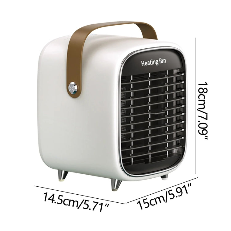 Y36 Mini Portable Desktop Heater Home Office Electric Heater, Color: EU Plug White - Electric Heaters by PMC TechLife | Online Shopping South Africa | PMC TechLife | Buy Now Pay Later Mobicred