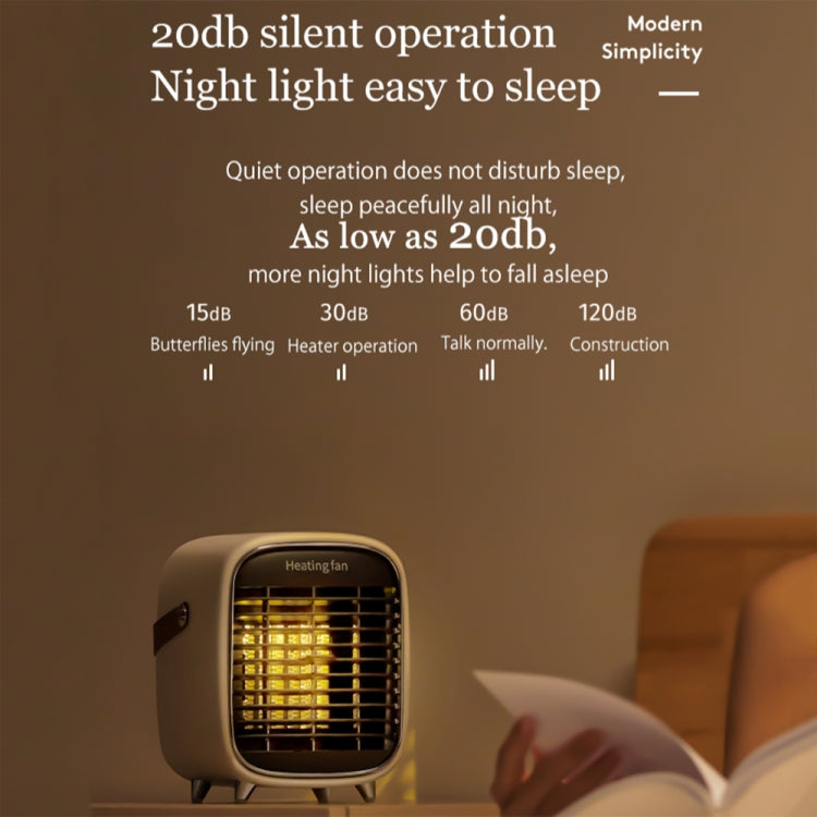 Y36 Mini Portable Desktop Heater Home Office Electric Heater, Color: EU Plug White - Electric Heaters by PMC TechLife | Online Shopping South Africa | PMC TechLife | Buy Now Pay Later Mobicred