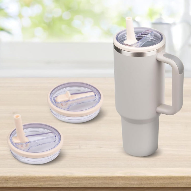 For Stanley 40oz Adventure Quencher Transparent Straw Lid Replacement Parts, Spec: Rose Red - Vacuum Thermoses & Cups by PMC TechLife | Online Shopping South Africa | PMC TechLife | Buy Now Pay Later Mobicred