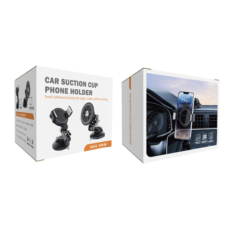 Central Control Instrument Panel Car Navigation Universal Phone Holder, Model: X24-6A Magnet Suction Cup - Universal Car Holders by PMC TechLife | Online Shopping South Africa | PMC TechLife | Buy Now Pay Later Mobicred