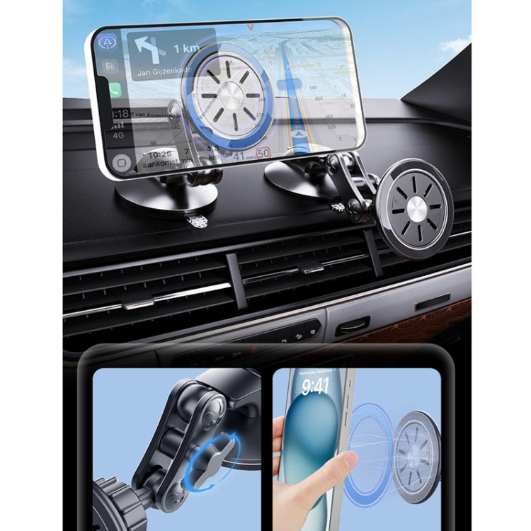 Central Control Instrument Panel Car Navigation Universal Phone Holder, Model: X24-6A Magnet Suction Cup - Universal Car Holders by PMC TechLife | Online Shopping South Africa | PMC TechLife | Buy Now Pay Later Mobicred