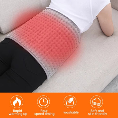 Electric Heating Blanket Physiotherapy Heating Pad Office Home Temperature Control Waist Belt Warming Blanket, Plug: AU Plug(Gray) - Electric Blankets by PMC Jewellery | Online Shopping South Africa | PMC Jewellery | Buy Now Pay Later Mobicred