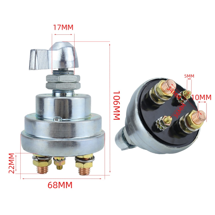 200A 12V RV Yacht High Current Battery Disconnect Power Switch, Specifications: Two With Accessories - free shipping - PMC Jewellery - Order now!