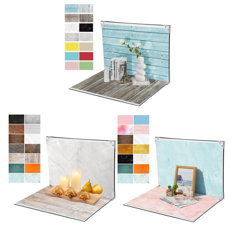 30x40cm 2+7 Thick Background Boards Photography Props Background Set, Style: Three - Wood Floor by PMC TechLife | Online Shopping South Africa | PMC TechLife | Buy Now Pay Later Mobicred