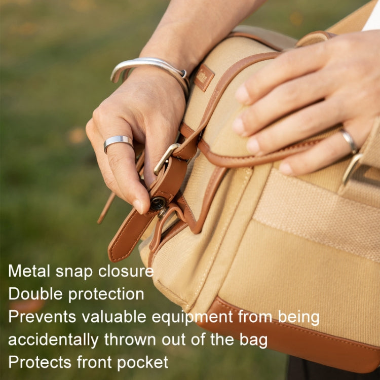 Cwatcun D146 Small Vintage Camera Bag Crossbody Canvas Digital Bag - free shipping - PMC TechLife - Order now!