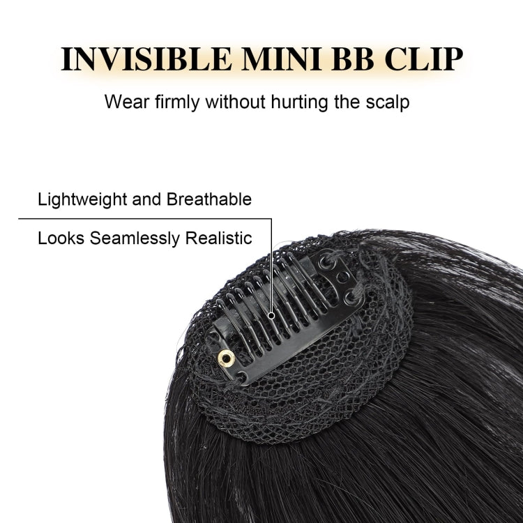 Chemical Fiber Wigs Thin Air Bangs Clip-on Wigs, Color: Light Brown with Sideburns - free shipping - PMC TechLife - Order now!