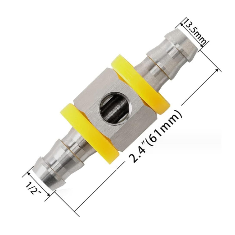 1/2 inch Fuel Pipe Fuel Pressure NPT Sensor T-type Barbed Connector - free shipping - PMC TechLife - Order now!