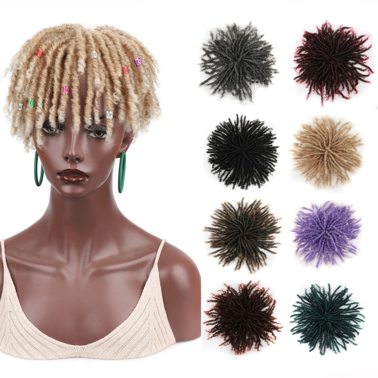 Personalized Hollow Curl Hip Hop Short Hair Dirty Braid Wig Blocks, Model: PURPLET60 - free shipping - PMC TechLife - Order now!