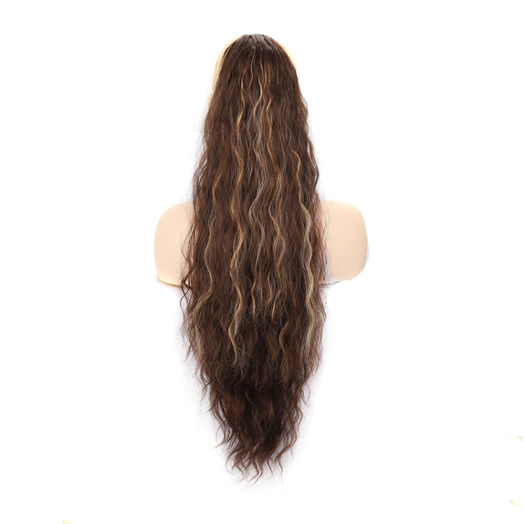 Ladies Extended Woolly Curly Rope Pulling Mesh Ponytail Wig, Color: 6# - free shipping - PMC TechLife - Order now!