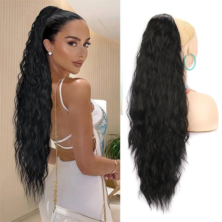 Ladies Extended Woolly Curly Rope Pulling Mesh Ponytail Wig, Color: 6# - free shipping - PMC TechLife - Order now!