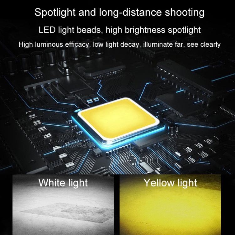 12W Motorcycle Spotlight High Bright Two Color Modified External Waterproof LED Lens Headlight(Flashing - 2 Wire) - Headlights by PMC TechLife | Online Shopping South Africa | PMC TechLife | Buy Now Pay Later Mobicred