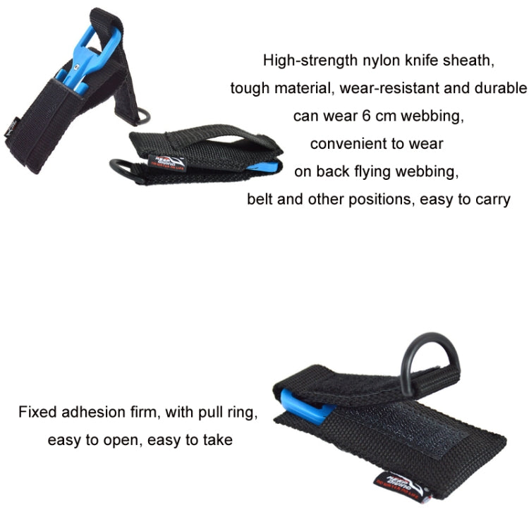 Underwater Portable Diving Rescue Rope Cutter(Blue) - Emergency Tools by PMC TechLife | Online Shopping South Africa | PMC TechLife | Buy Now Pay Later Mobicred