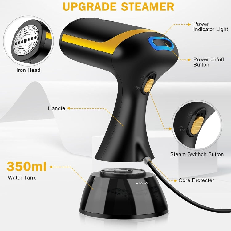 Small Portable Handheld Household Steam Spray Clothes Wrinkle Removal Iron, Size: US Plug(White) - free shipping - PMC TechLife - Order now!