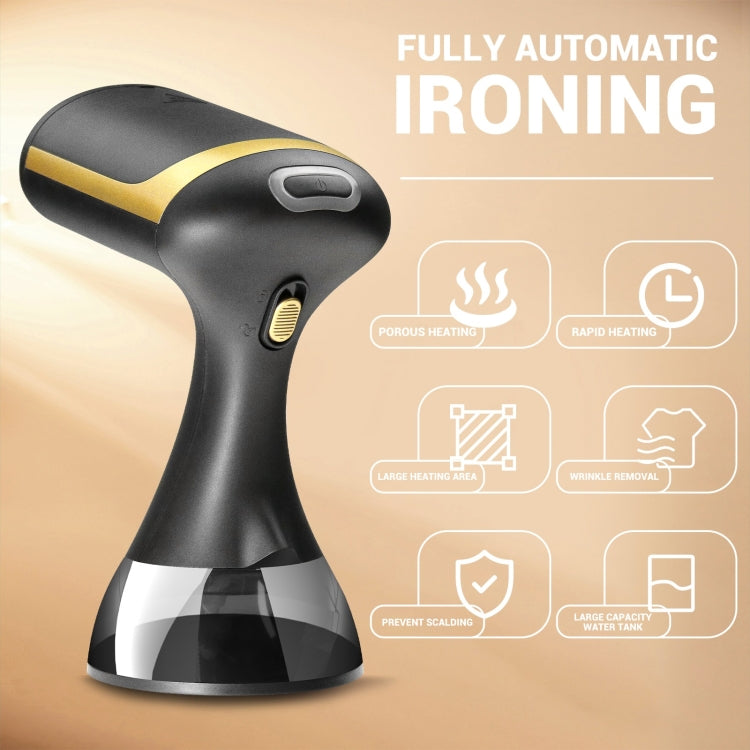 Small Portable Handheld Household Steam Spray Clothes Wrinkle Removal Iron, Size: US Plug(Black) - free shipping - PMC TechLife - Order now!