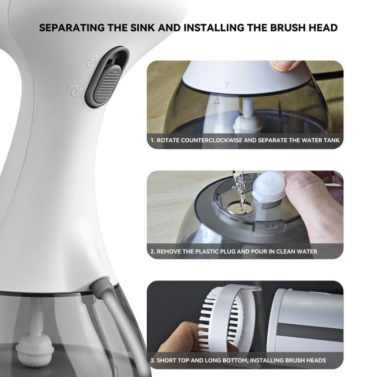 Small Portable Handheld Household Steam Spray Clothes Wrinkle Removal Iron, Size: US Plug(Black) - free shipping - PMC TechLife - Order now!
