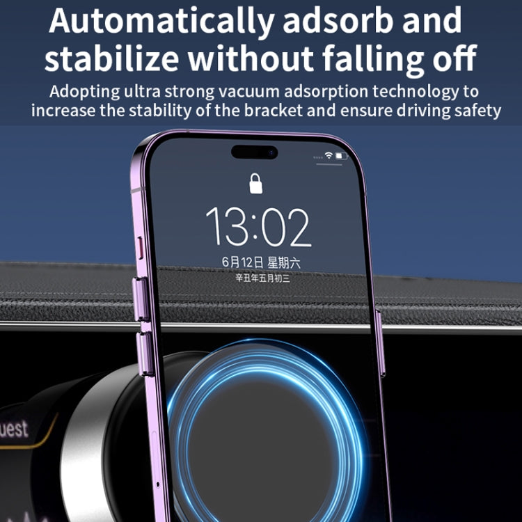 AIMITE X11 Car Vacuum Adsorption Cell Phone Magnetic Holder Universal Adjustable Navigation Support Bracket(Silver Ordinary Model) - free shipping - PMC Jewellery - Order now!