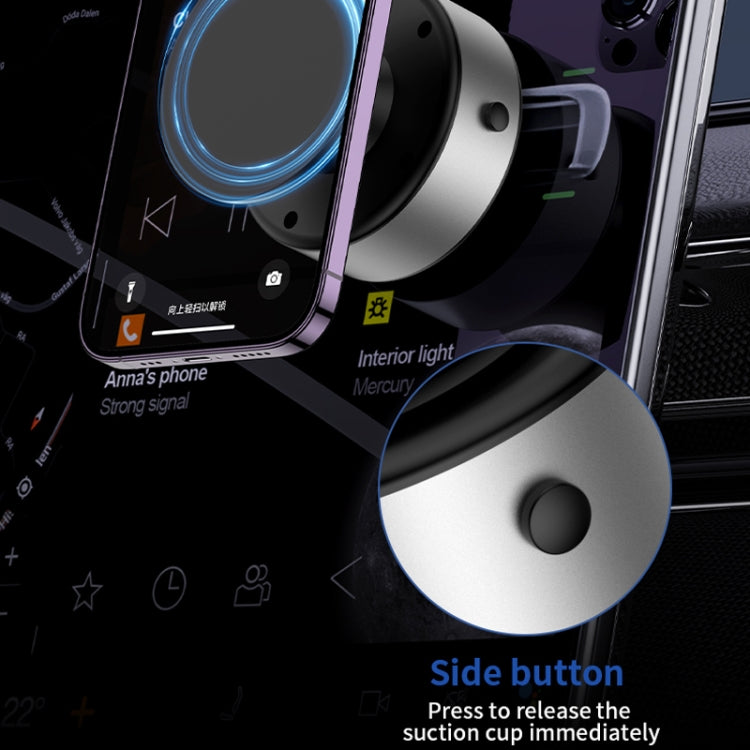 AIMITE X11 Car Vacuum Adsorption Cell Phone Magnetic Holder Universal Adjustable Navigation Support Bracket(Silver Ordinary Model) - free shipping - PMC Jewellery - Order now!