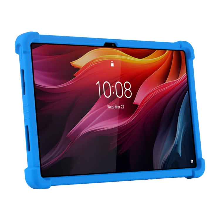For Lenovo Tab K11 Plus Shockproof Silicone Tablet Protective Case With Holder(Red) - Lenovo by PMC TechLife | Online Shopping South Africa | PMC TechLife | Buy Now Pay Later Mobicred
