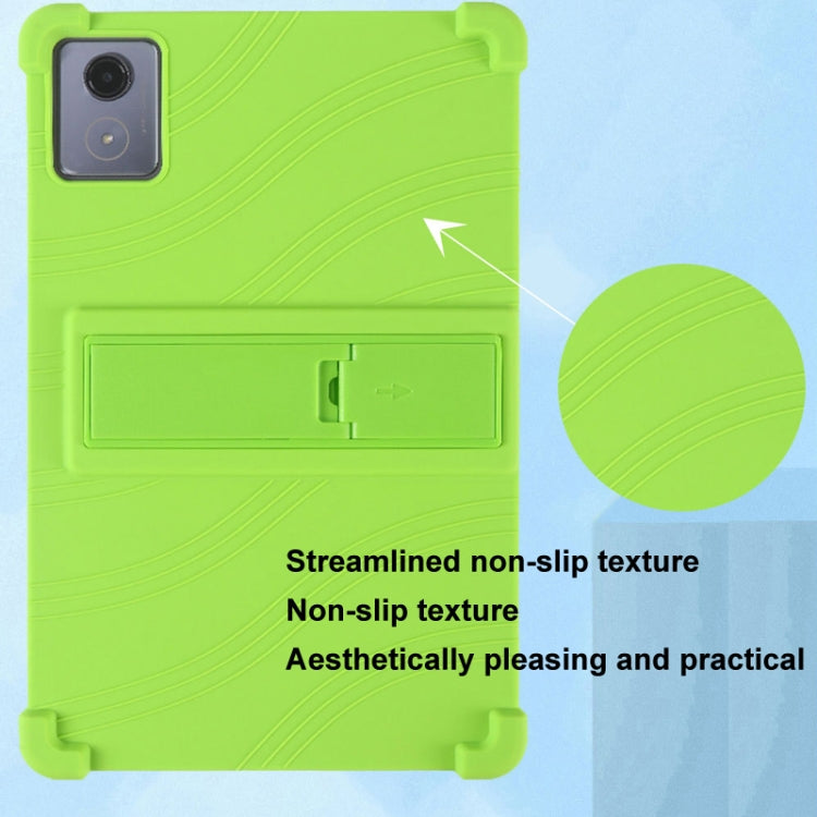 For Lenovo Tab K11 Plus Shockproof Silicone Tablet Protective Case With Holder(Rainbow Color) - Lenovo by PMC TechLife | Online Shopping South Africa | PMC TechLife | Buy Now Pay Later Mobicred