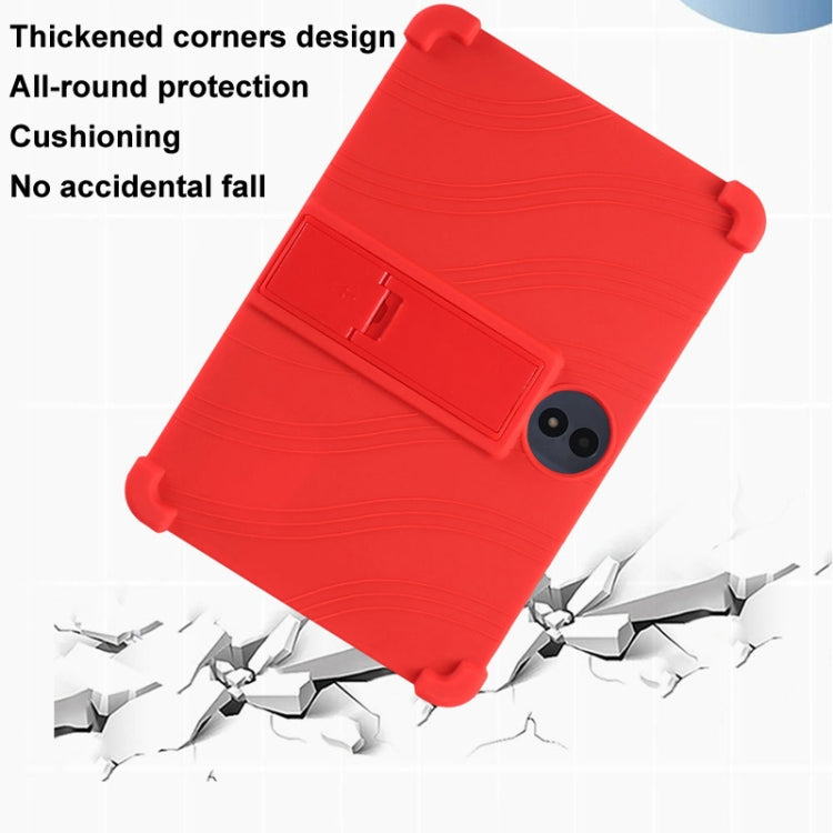For TCL TAB 11 Gen 2 Shockproof Silicone Tablet Protective Case With Holder(Red) - Others by PMC TechLife | Online Shopping South Africa | PMC TechLife | Buy Now Pay Later Mobicred