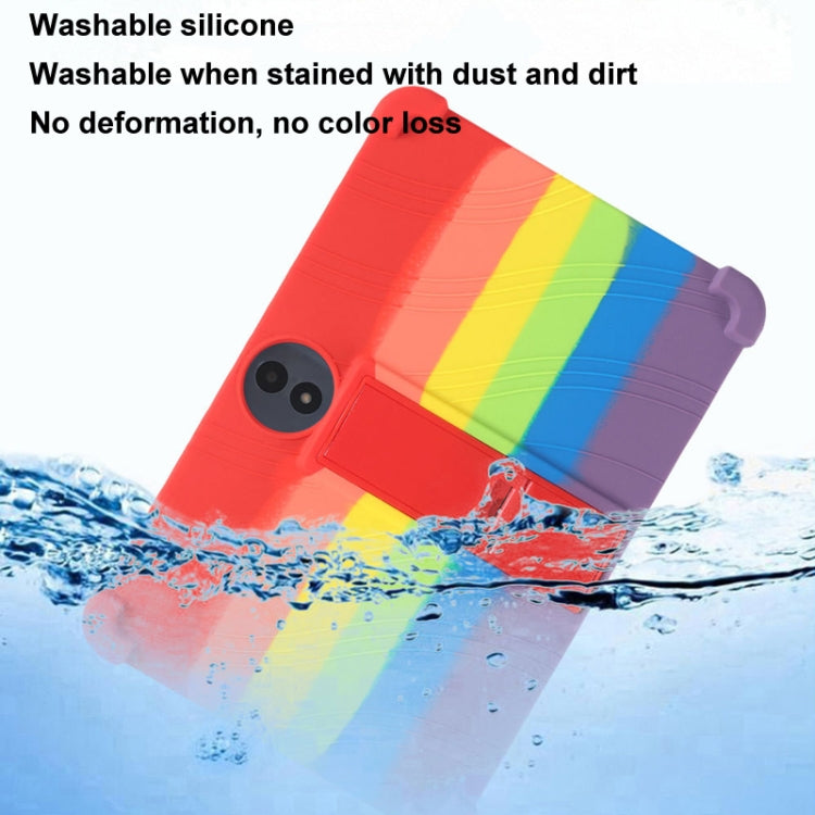 For TCL TAB 11 Gen 2 Shockproof Silicone Tablet Protective Case With Holder(Red) - Others by PMC TechLife | Online Shopping South Africa | PMC TechLife | Buy Now Pay Later Mobicred