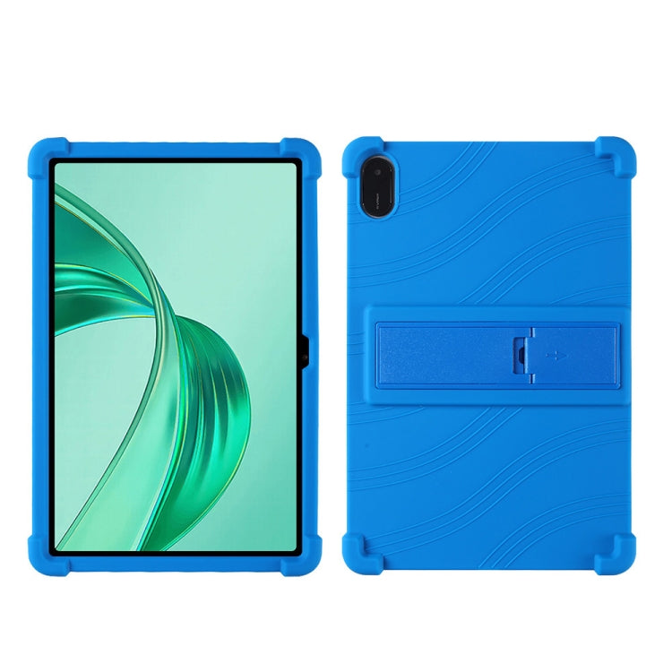 For Honor Pad X9 Shockproof Silicone Tablet Protective Case With Holder(Blue) - Honor by PMC TechLife | Online Shopping South Africa | PMC TechLife | Buy Now Pay Later Mobicred