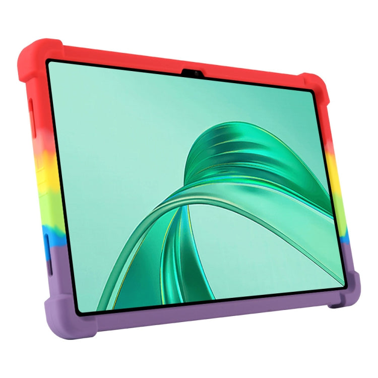 For Honor Pad X9 Shockproof Silicone Tablet Protective Case With Holder(Rose Red) - Honor by PMC TechLife | Online Shopping South Africa | PMC TechLife | Buy Now Pay Later Mobicred