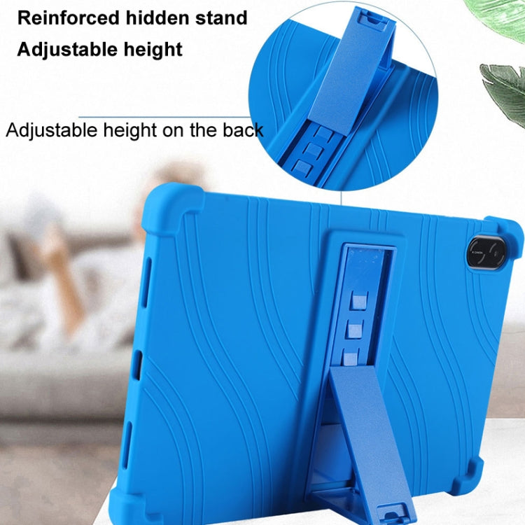 For Honor Pad X9 Shockproof Silicone Tablet Protective Case With Holder(Rose Red) - Honor by PMC TechLife | Online Shopping South Africa | PMC TechLife | Buy Now Pay Later Mobicred