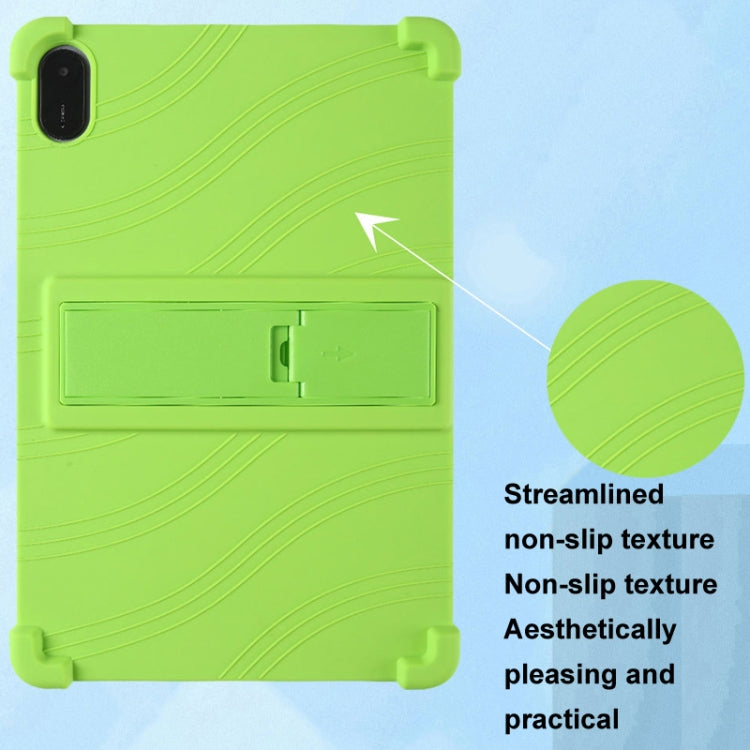 For Honor Pad X9 Shockproof Silicone Tablet Protective Case With Holder(Rose Red) - Honor by PMC TechLife | Online Shopping South Africa | PMC TechLife | Buy Now Pay Later Mobicred