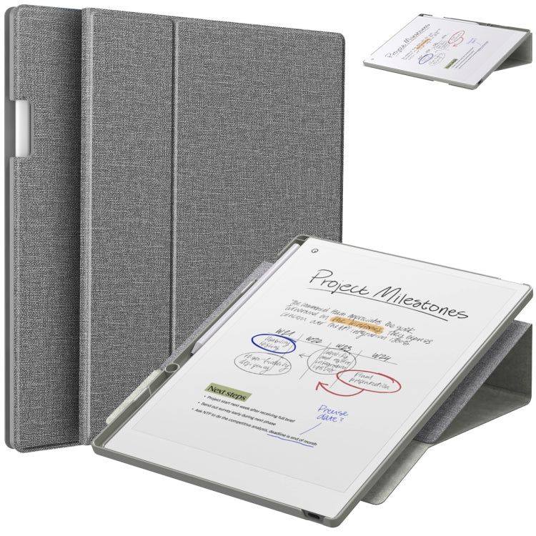 For reMarkable Paper Pro 2024 11.8 inch Rotating Dormant Case(Gray) - Others by PMC TechLife | Online Shopping South Africa | PMC TechLife | Buy Now Pay Later Mobicred