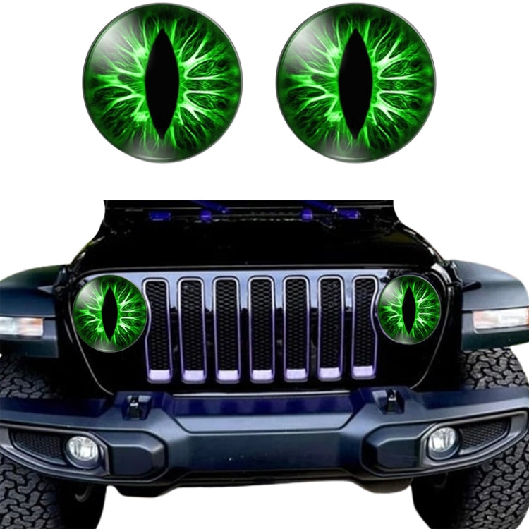 1pair Beast Eyes Headlight Decorative Stickers Off-Road Vehicle Front Lights Stereo Decals, Style: 1 - Lamp Decoration by PMC TechLife | Online Shopping South Africa | PMC TechLife | Buy Now Pay Later Mobicred