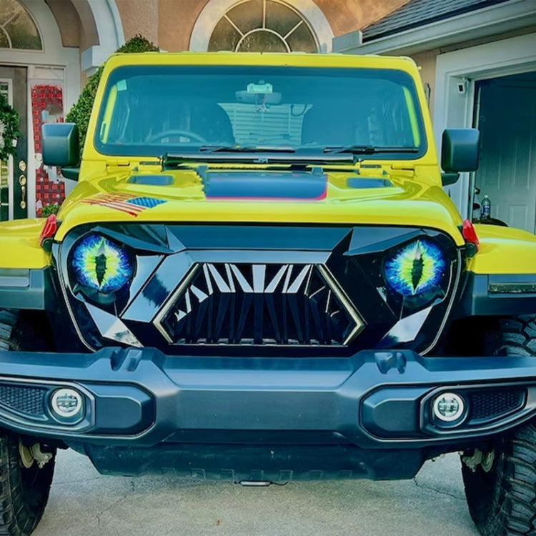1pair Beast Eyes Headlight Decorative Stickers Off-Road Vehicle Front Lights Stereo Decals, Style: 31 - Lamp Decoration by PMC TechLife | Online Shopping South Africa | PMC TechLife | Buy Now Pay Later Mobicred