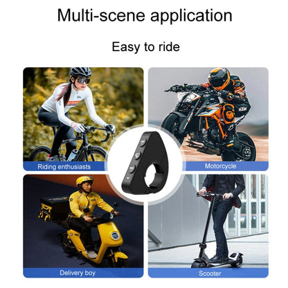 Q15 Motorcycle Riding Wireless Bluetooth Handlebar Control Phone Button Remote Controller(Black) - Others by PMC Jewellery | Online Shopping South Africa | PMC Jewellery | Buy Now Pay Later Mobicred