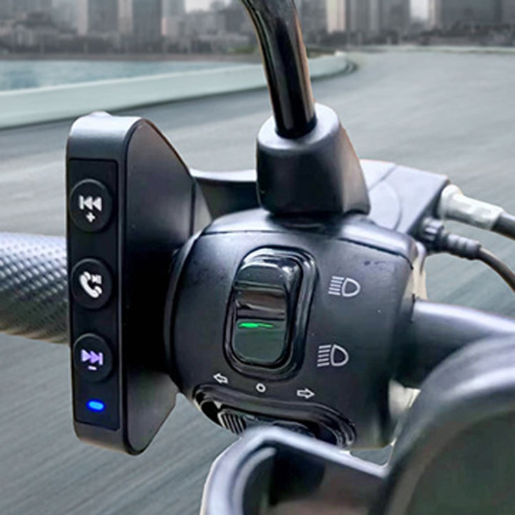 Q15 Motorcycle Riding Wireless Bluetooth Handlebar Control Phone Button Remote Controller(Black) - free shipping - PMC Jewellery - Order now!