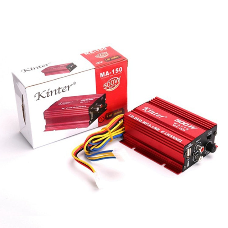 Kinter MA-150 Car Audio / Video 12V 2.0 Channel Mini Amplifier - Car Amplifiers by PMC Jewellery | Online Shopping South Africa | PMC Jewellery | Buy Now Pay Later Mobicred