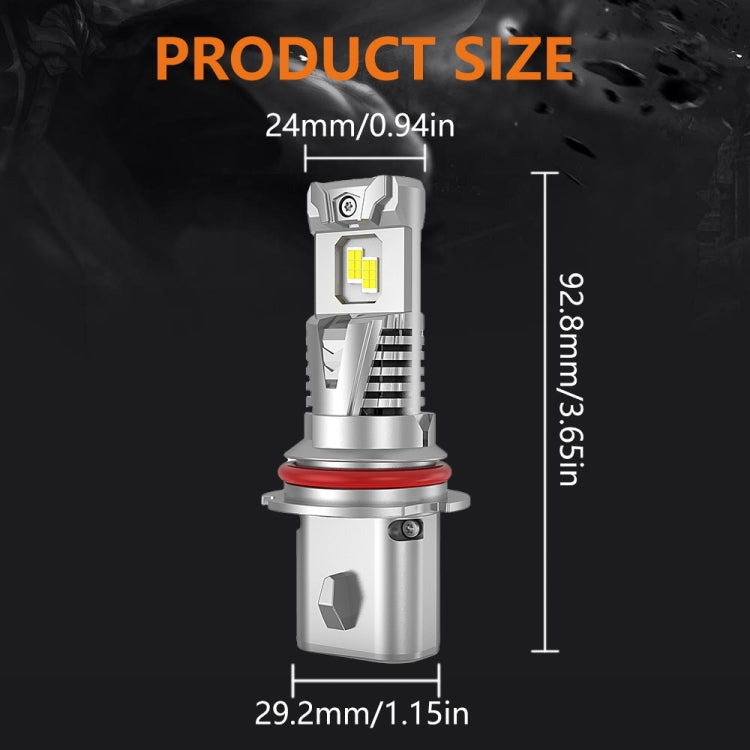 Car Universal Direct Plug LED Headlight Retrofit Bulb With Fan, Specifications: 9004/9007 - LED Headlamps by PMC Jewellery | Online Shopping South Africa | PMC Jewellery | Buy Now Pay Later Mobicred