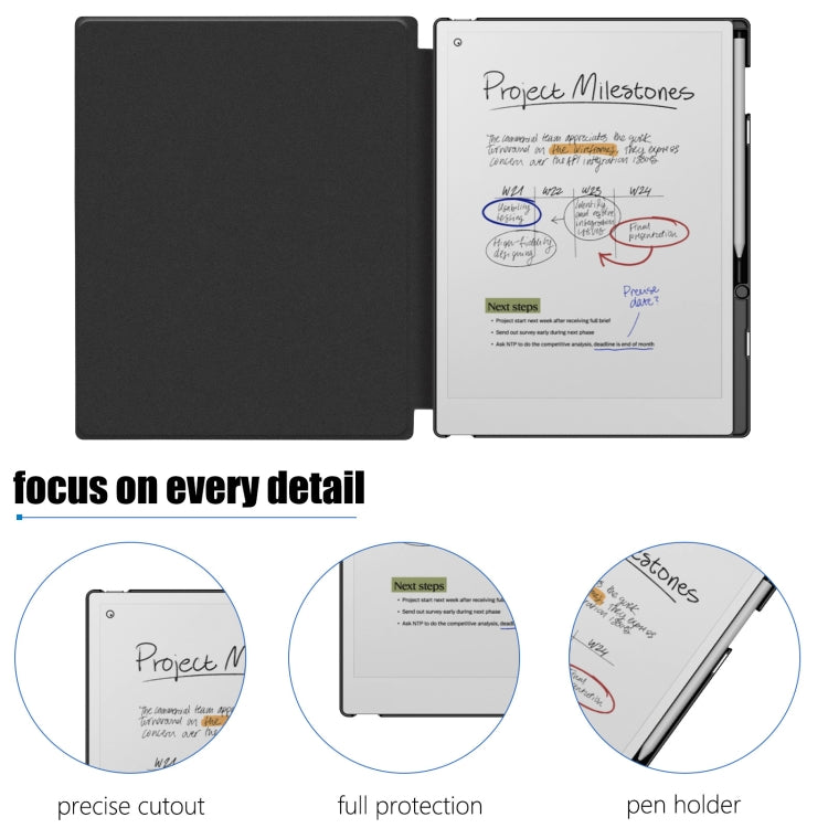For reMarkable Paper Pro 2024 11.8 inch Book Style Dormant Case(Gray) - Others by PMC TechLife | Online Shopping South Africa | PMC TechLife | Buy Now Pay Later Mobicred
