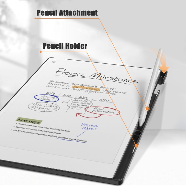 For reMarkable Paper Pro 2024 11.8 inch Book Style Dormant Case(Gray) - Others by PMC TechLife | Online Shopping South Africa | PMC TechLife | Buy Now Pay Later Mobicred