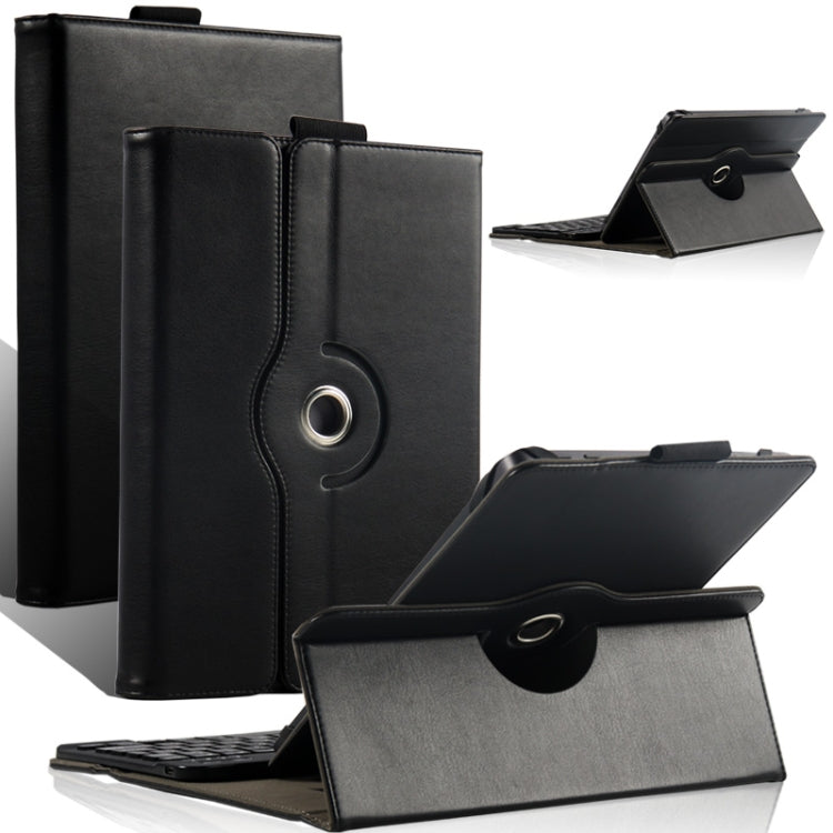 For UMIDIGI G1 Tab 10-11 inch Universal 360 Degree Rotation Leather Tablet Case(Black) - Others by PMC TechLife | Online Shopping South Africa | PMC TechLife | Buy Now Pay Later Mobicred