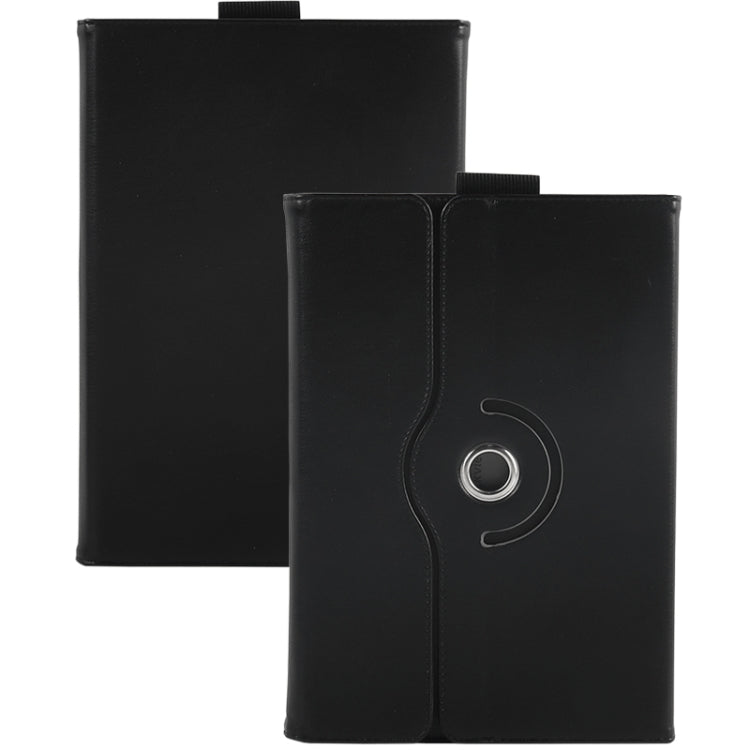 For UMIDIGI G1 Tab 10-11 inch Universal 360 Degree Rotation Leather Tablet Case(Black) - Others by PMC TechLife | Online Shopping South Africa | PMC TechLife | Buy Now Pay Later Mobicred