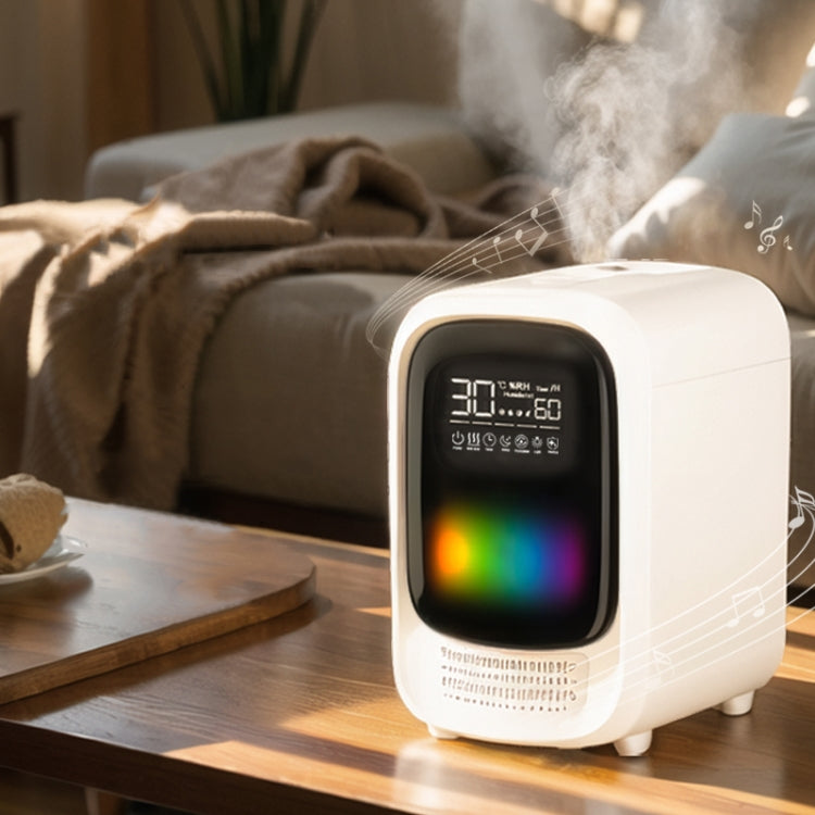 FS101 3.5L Colorful Light Home Bluetooth Music Aromatherapy Humidifier, Spec: AU Plug(Whtie) - free shipping - PMC TechLife - Order now!
