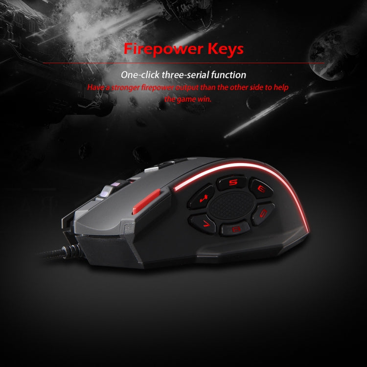 ZELOTES C13 13-keys RGB Lighting Effect Programming Macro Custom Gaming Wired Mouse(Black) - free shipping - PMC TechLife - Order now!
